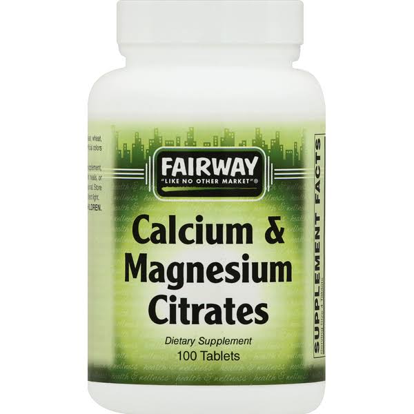 Wonderlife Calcium & Magnesium Citrates Dietary Supplement - 100 Tablets
