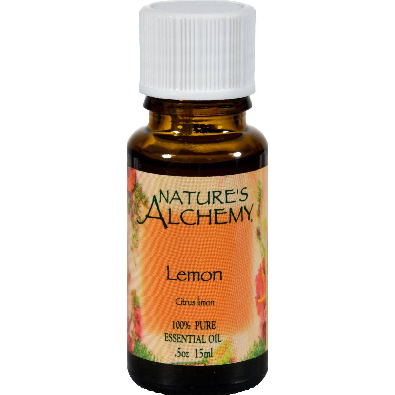 Nature's Alchemy Pure Essential Oil - Lemon, 0.5oz
