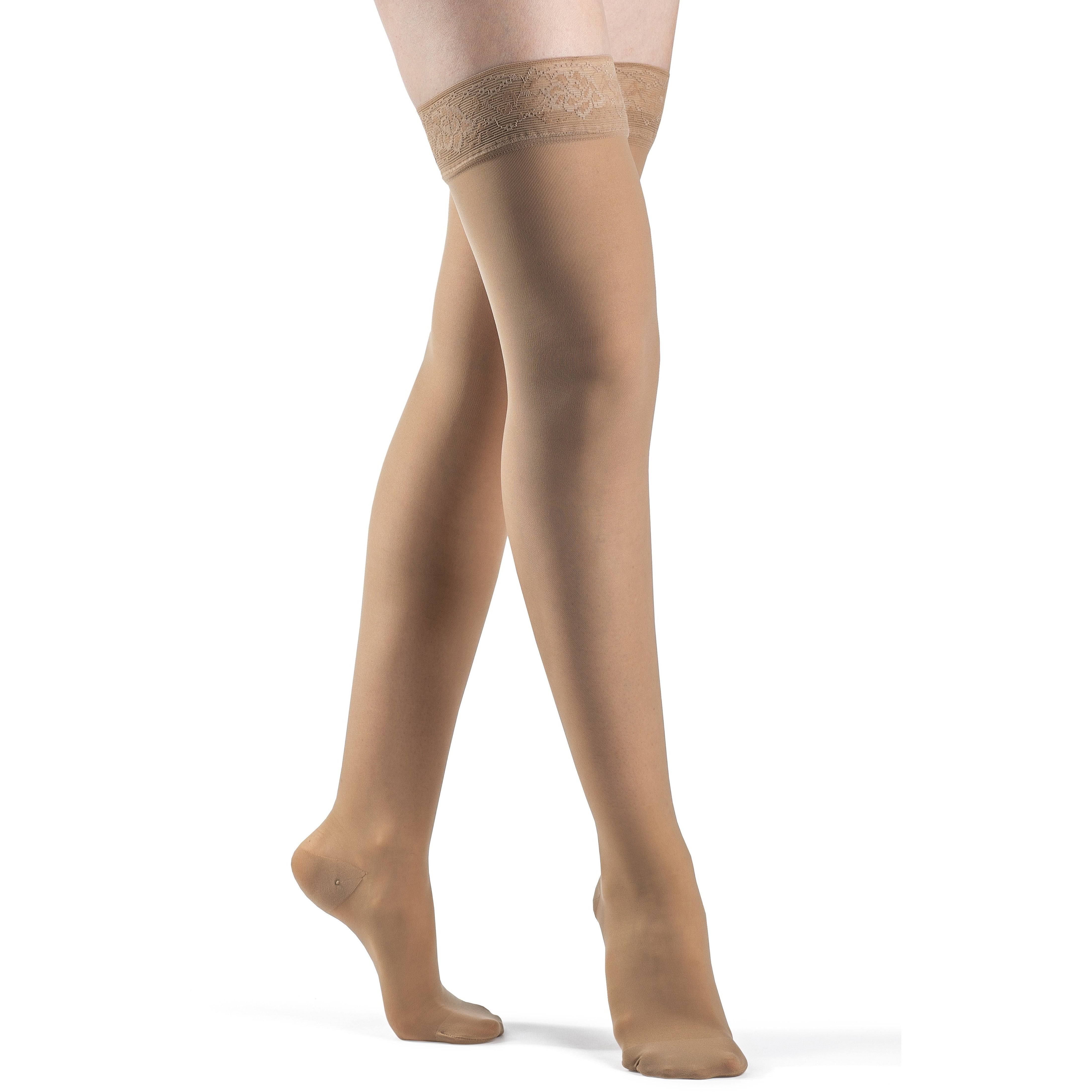 Sigvaris, Select Comfort for Women, 20-30 mmHg, Thigh High Closed