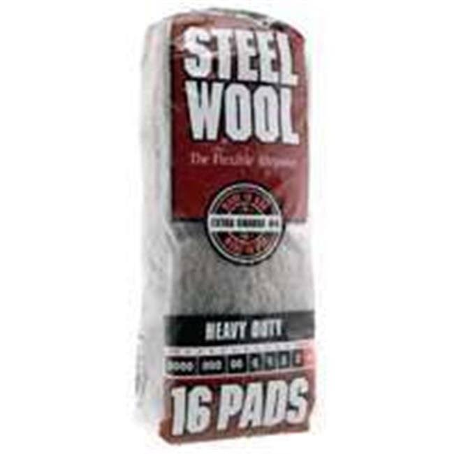 Homax Group Steel Wool - Extra Coarse, 16 Pads