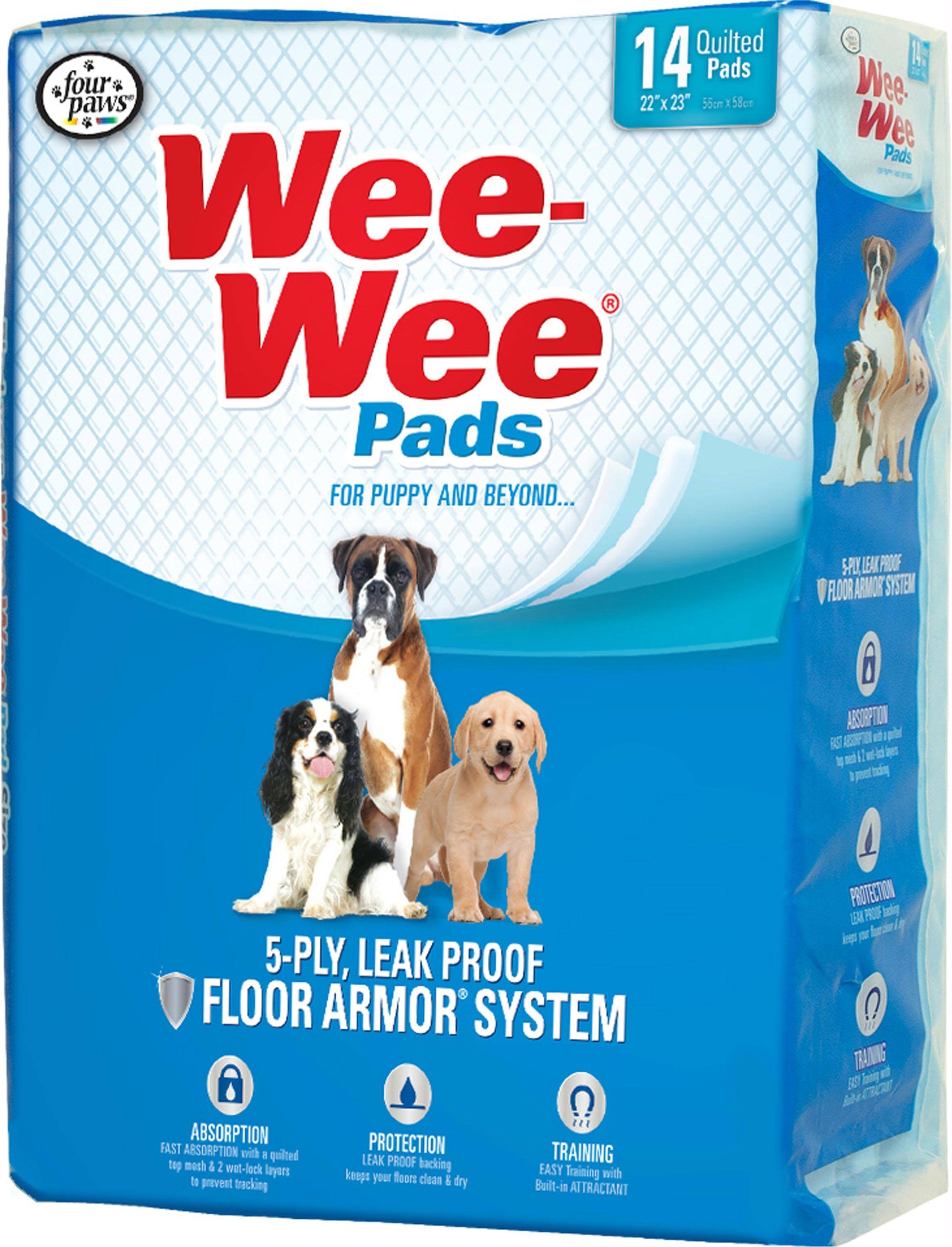 Four Paws Wee-Wee Dog Housebreaking Pads - Standard, 30 Pack