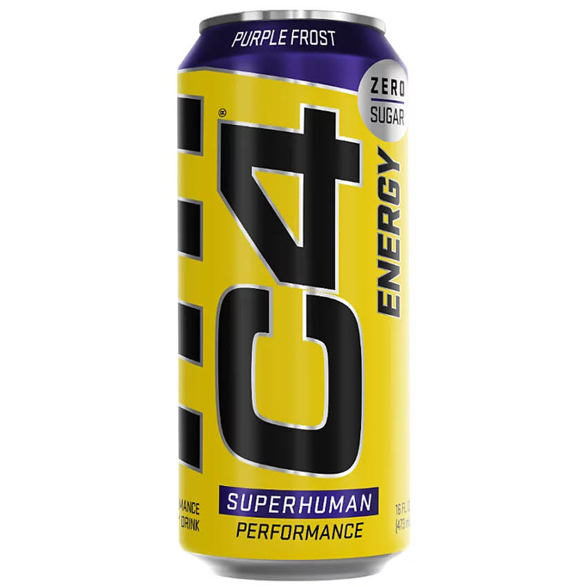 C4 Performance Energy Drink, Purple Frost, Energy - 16 fl oz