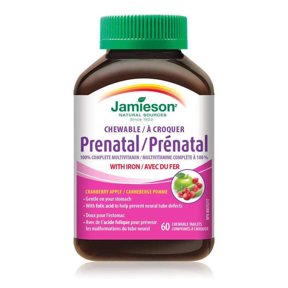 Jamieson Complete Prenatal Chewable Tablets - 60ct