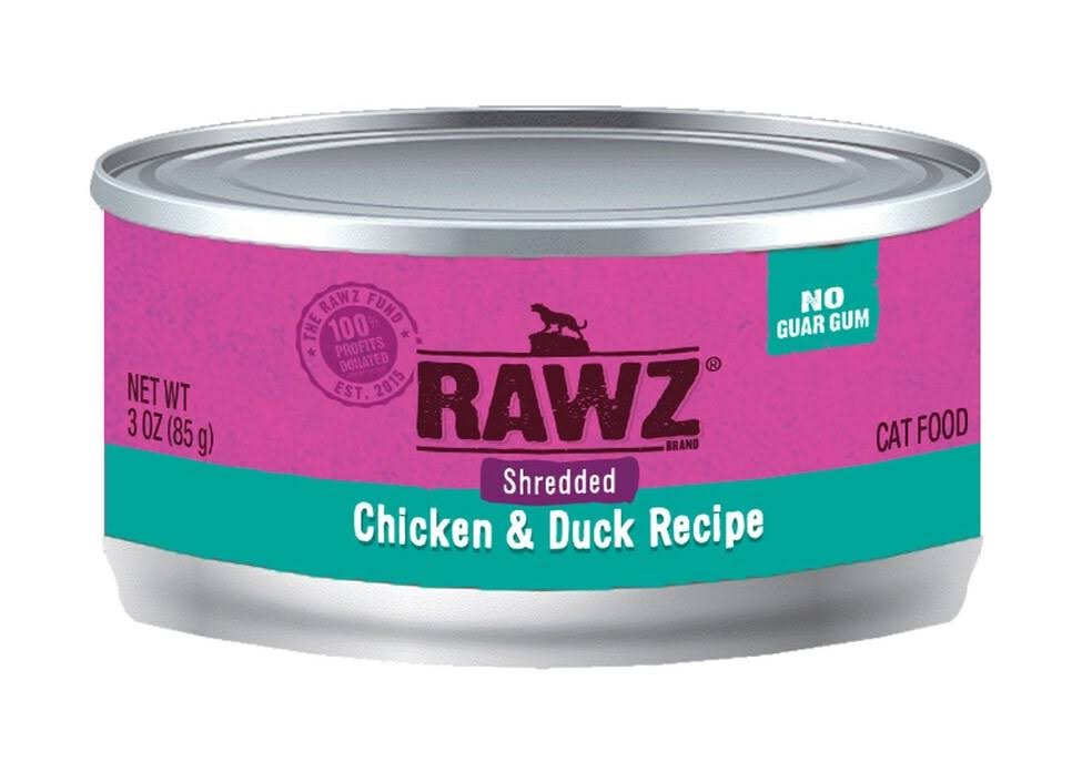 Rawz Natural Pet Food Rawz Shredded Chicken & Duck 3 oz Case