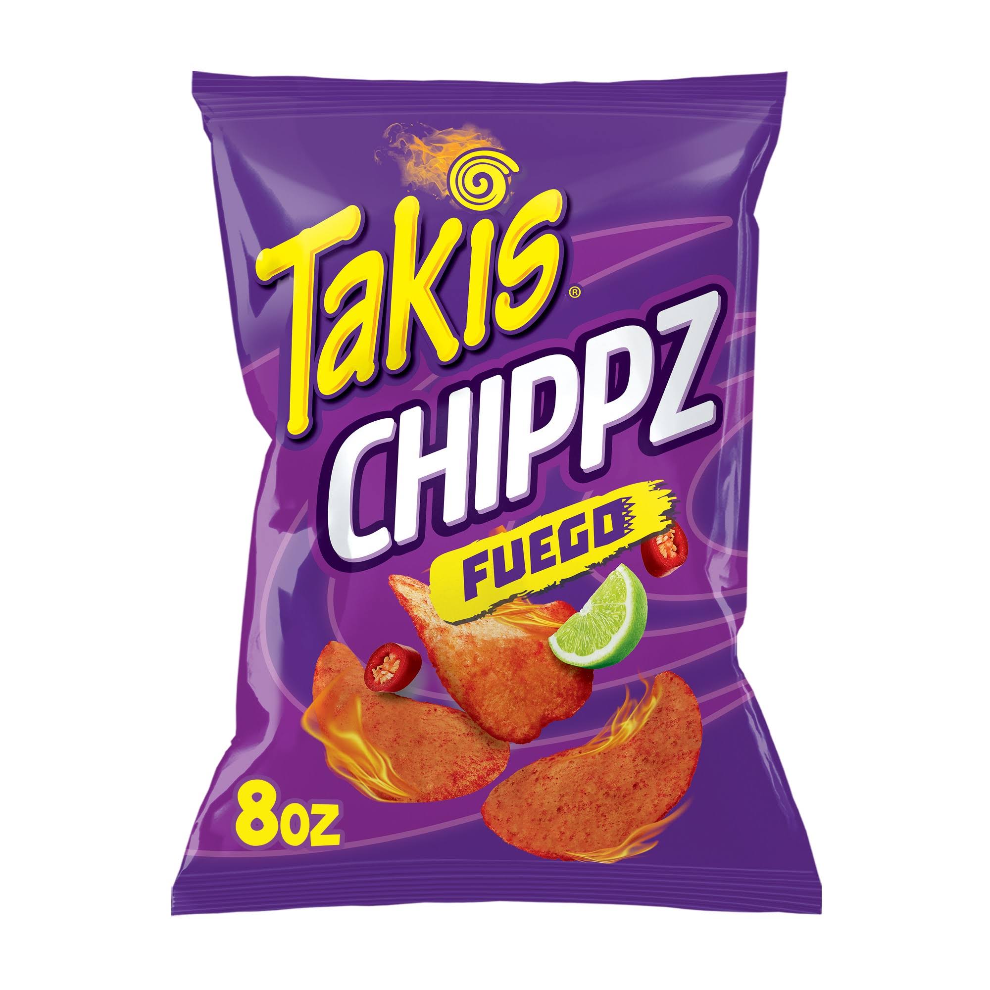 Takis Chippz Fuego Potato Chips 8 oz