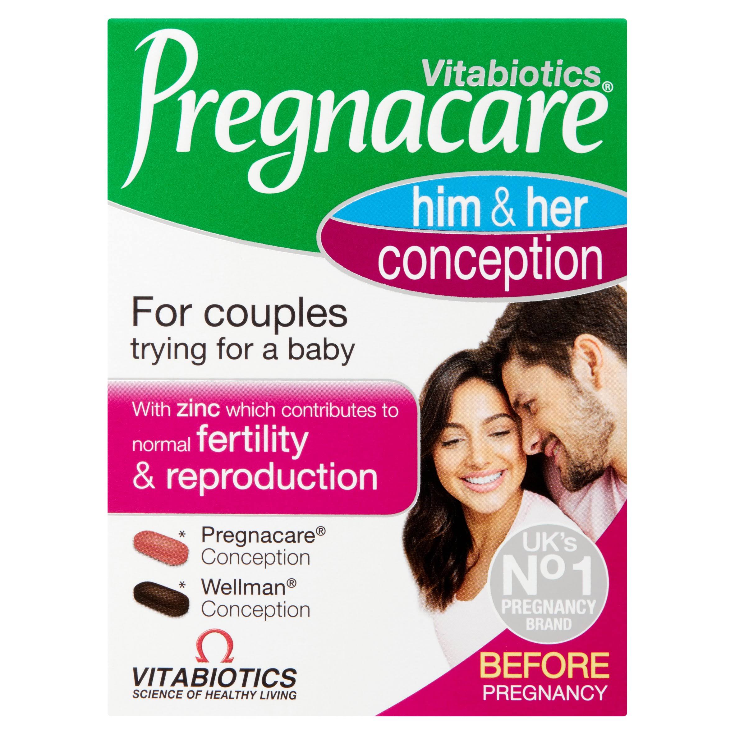 Pregnacare Him & Her Conception 60 Tablets - Vitabiotics