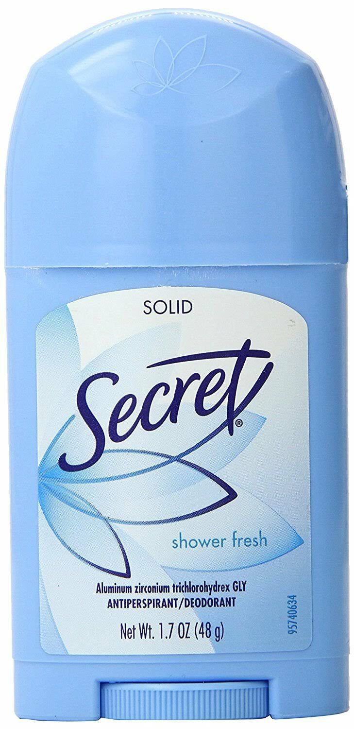Secret Anti-Perspirant Deodorant Solid, Shower Fresh, 1.7 oz