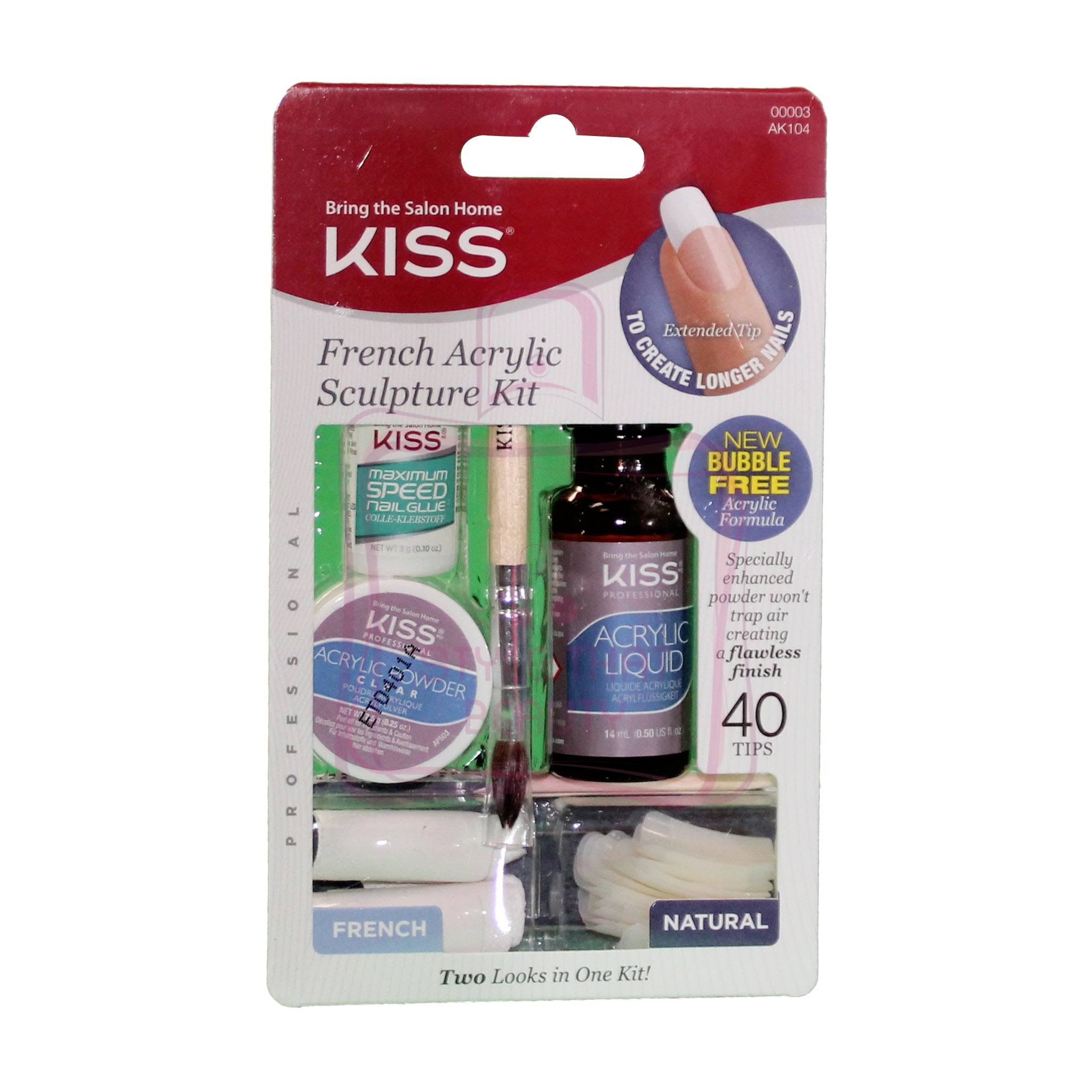 Kiss French Acrylic Sculpture Kit - 40 Tips