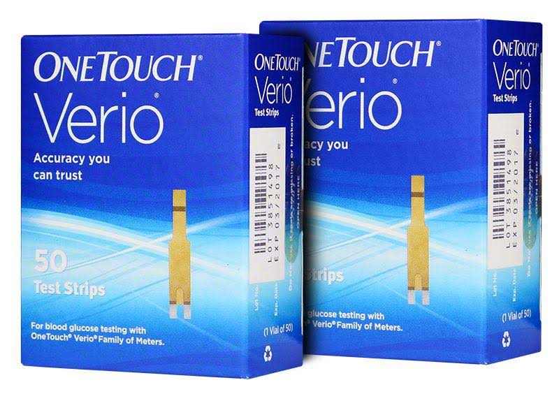 Onetouch Verio Test Strips - 50 Test Strips