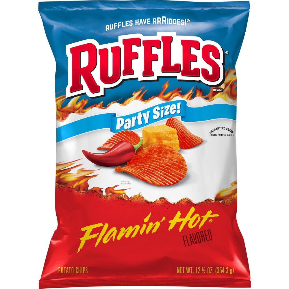 Ruffles Flamin' Hot Potato Chips - 12.5 oz