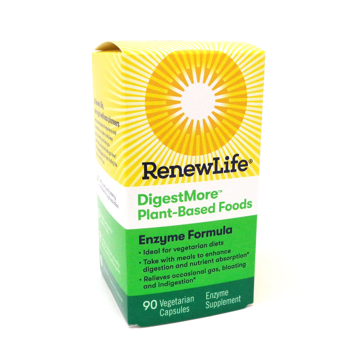 ReNew Life - DigestMore Plant-Based Foods, Enzyme Formula - 90