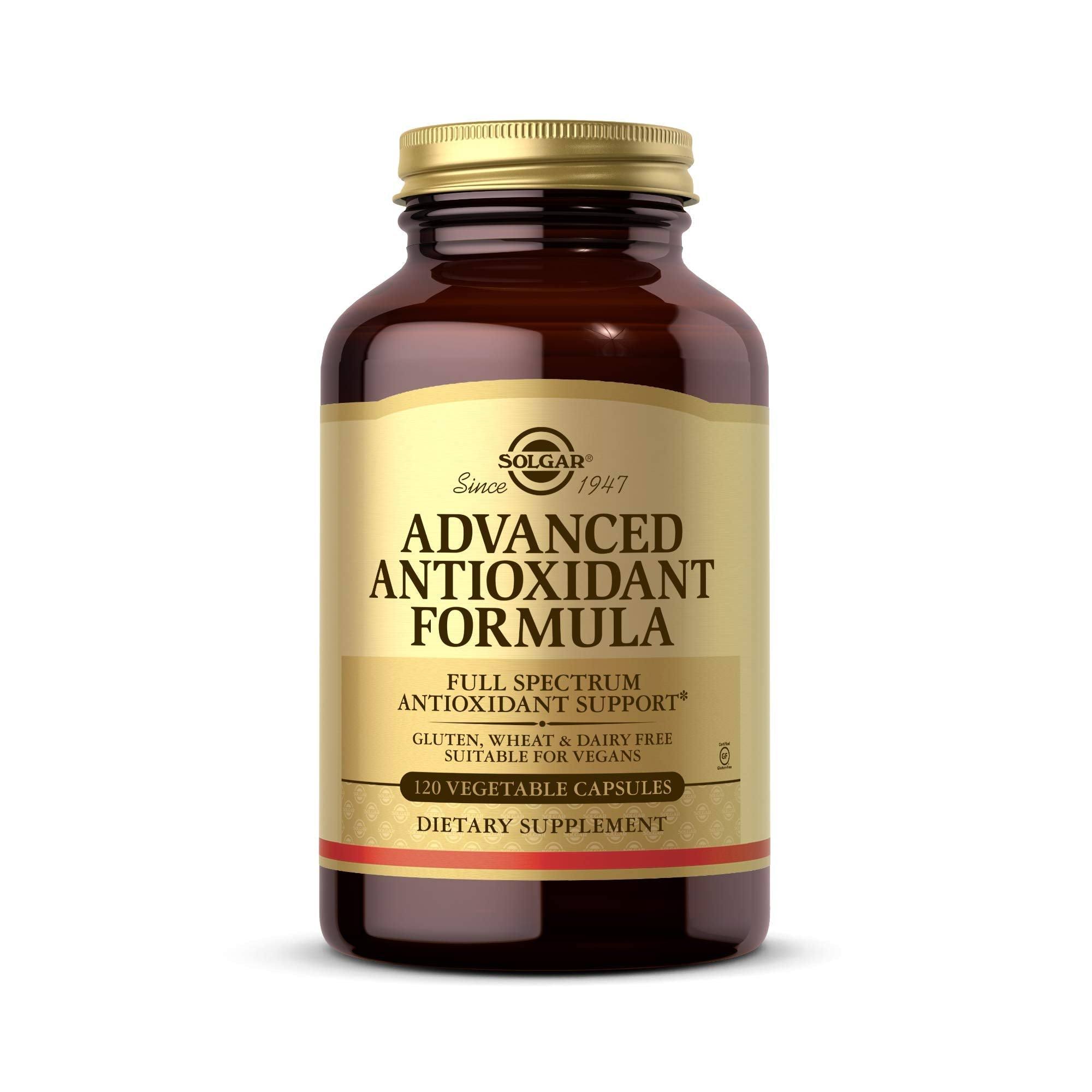 Solgar Advanced Antioxidant Formula Dietary Supplement - 120 Vegetable Capsules