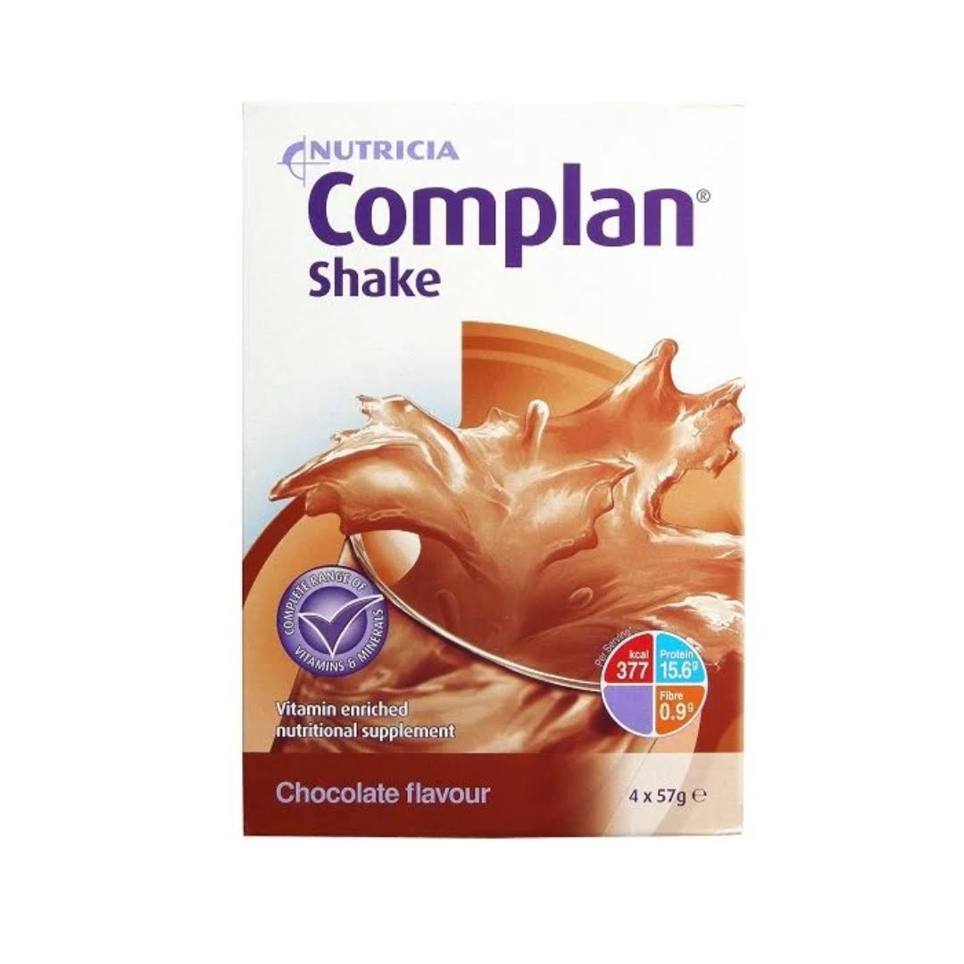 Complan Chocolate Flavour Shake - 57g, 4pc
