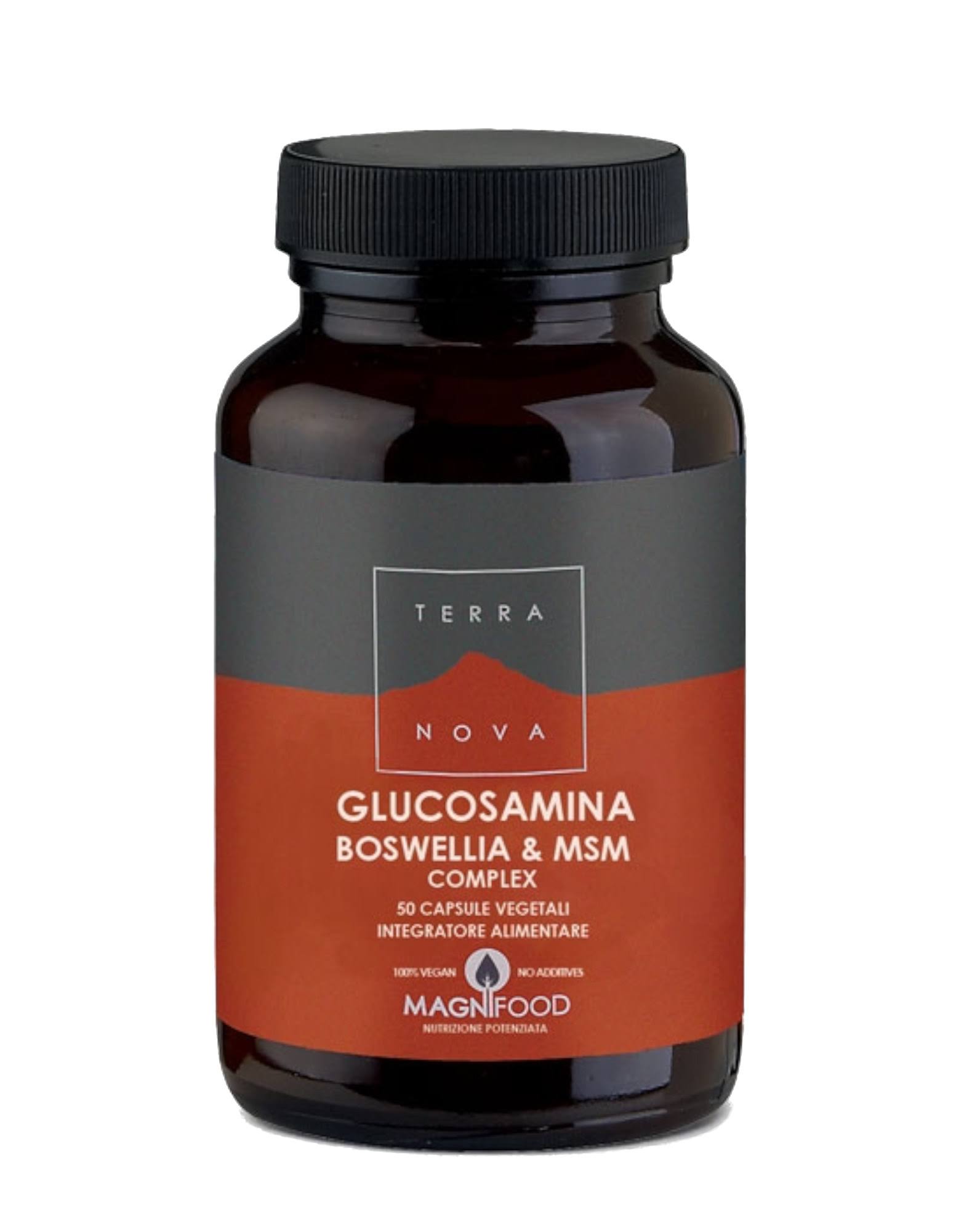 Terranova Glucosamine A& MSM Complex Food Supplement - 50 Capsules