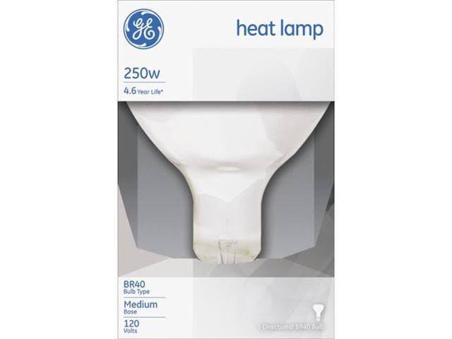 GE R40 Infrared Heat Lamp - 250w, Medium Base