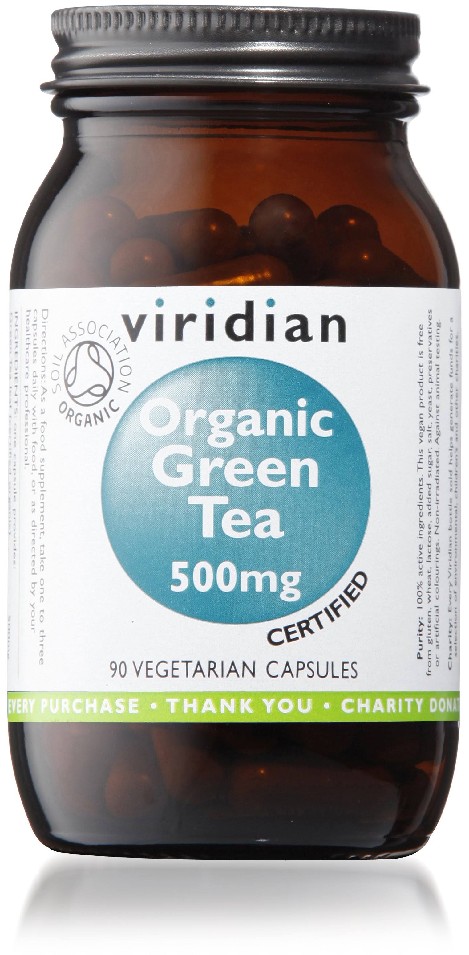 Viridian Organic Green Tea Capsules - 90 Capsules