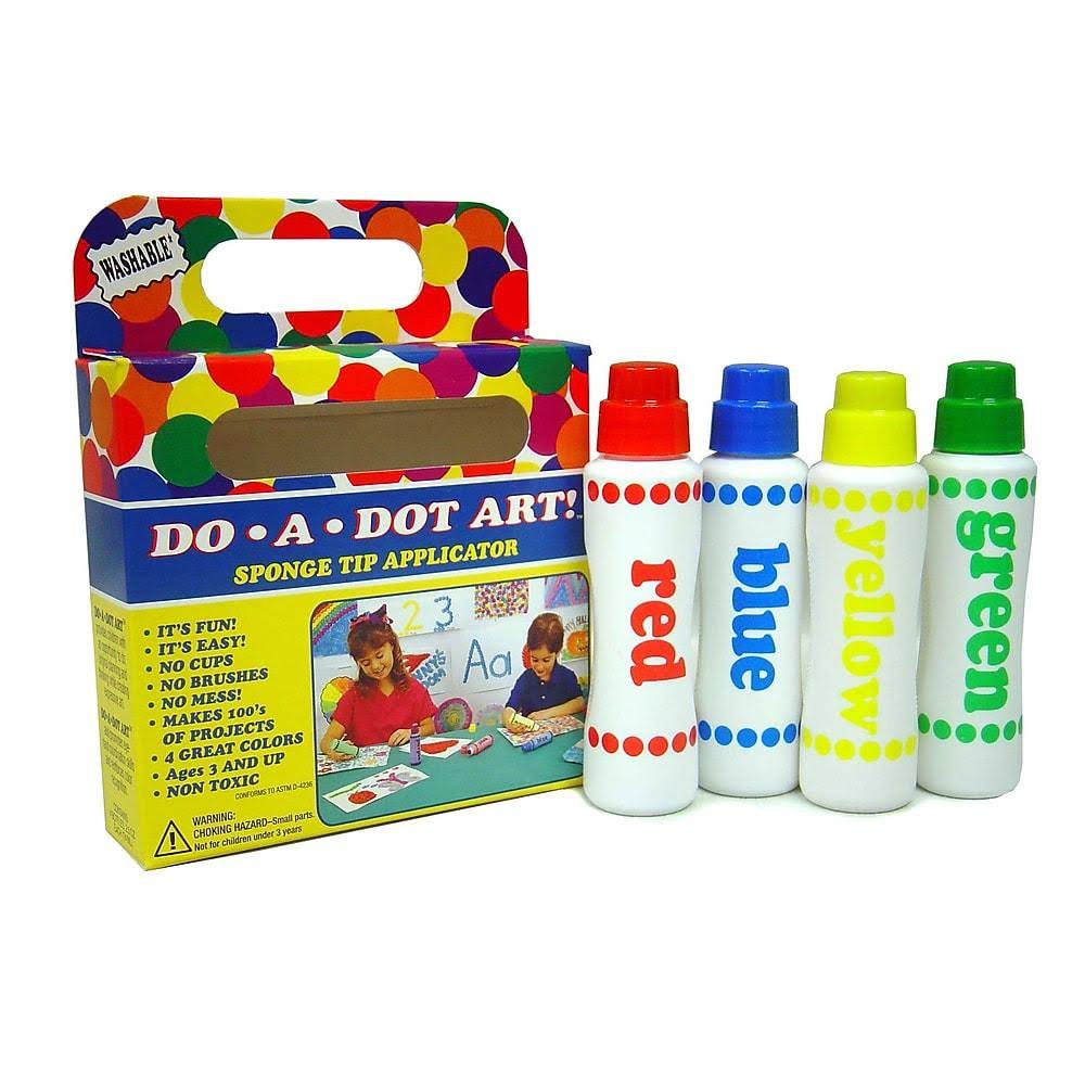 Do A Dot Art Rainbow 4 Pack Washable Dot Markers, The Original Dot Mar