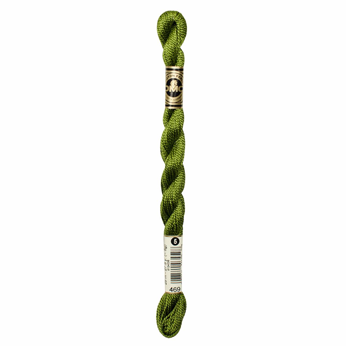 Dmc Pearl Cotton Thread - Avocado Green, 27.3yds