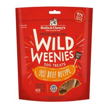 Stella & Chewy's Wild Weenies Freeze-Dried Raw Dog Treats - Beef - 11.5 oz.