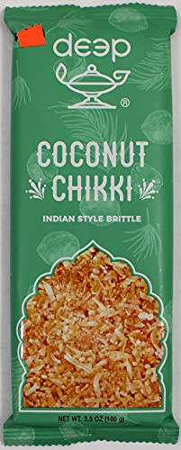 Deep Coconut Chikki Bar 3.5oz 3 Packs