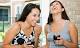 Cheerful women not associated with leadership qualities
