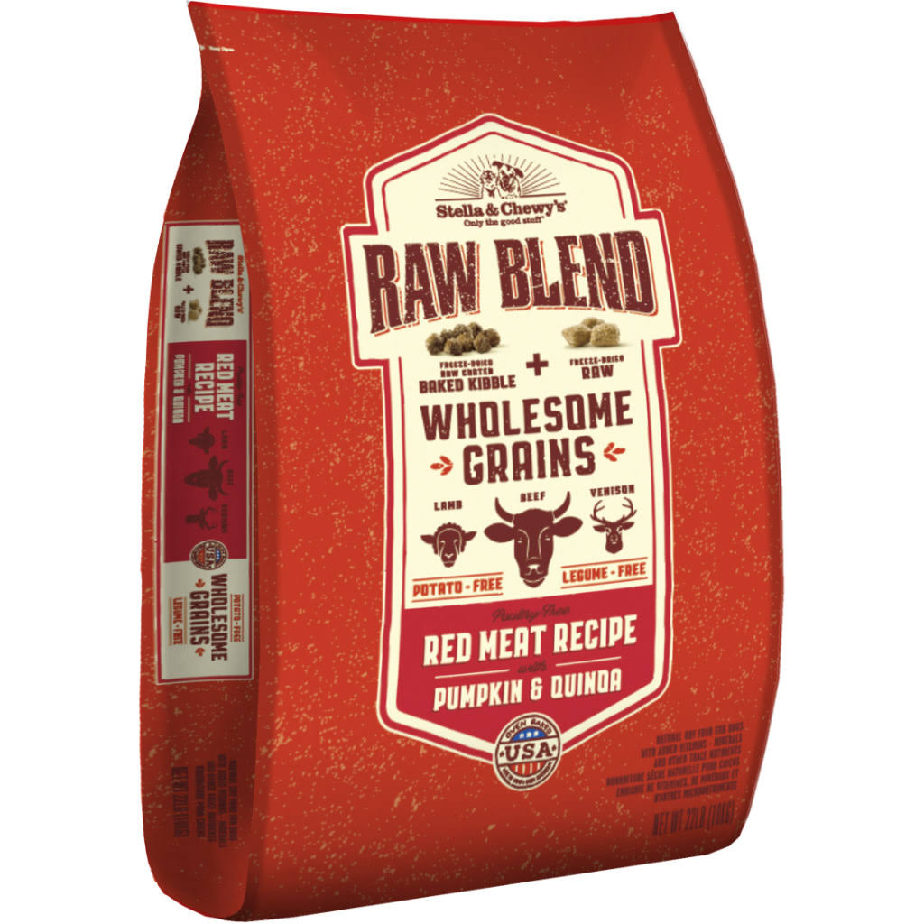 Stella & Chewy's Raw Blend Wholesome Grains Beef Kibble - 1.6 kg