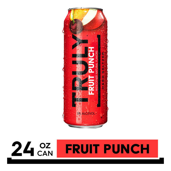 Truly Beer, Hard Seltzer, Fruit Punch - 12 fl oz