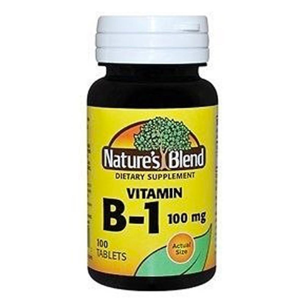 Nature's Blend Vitamin B1 100mg Tablets