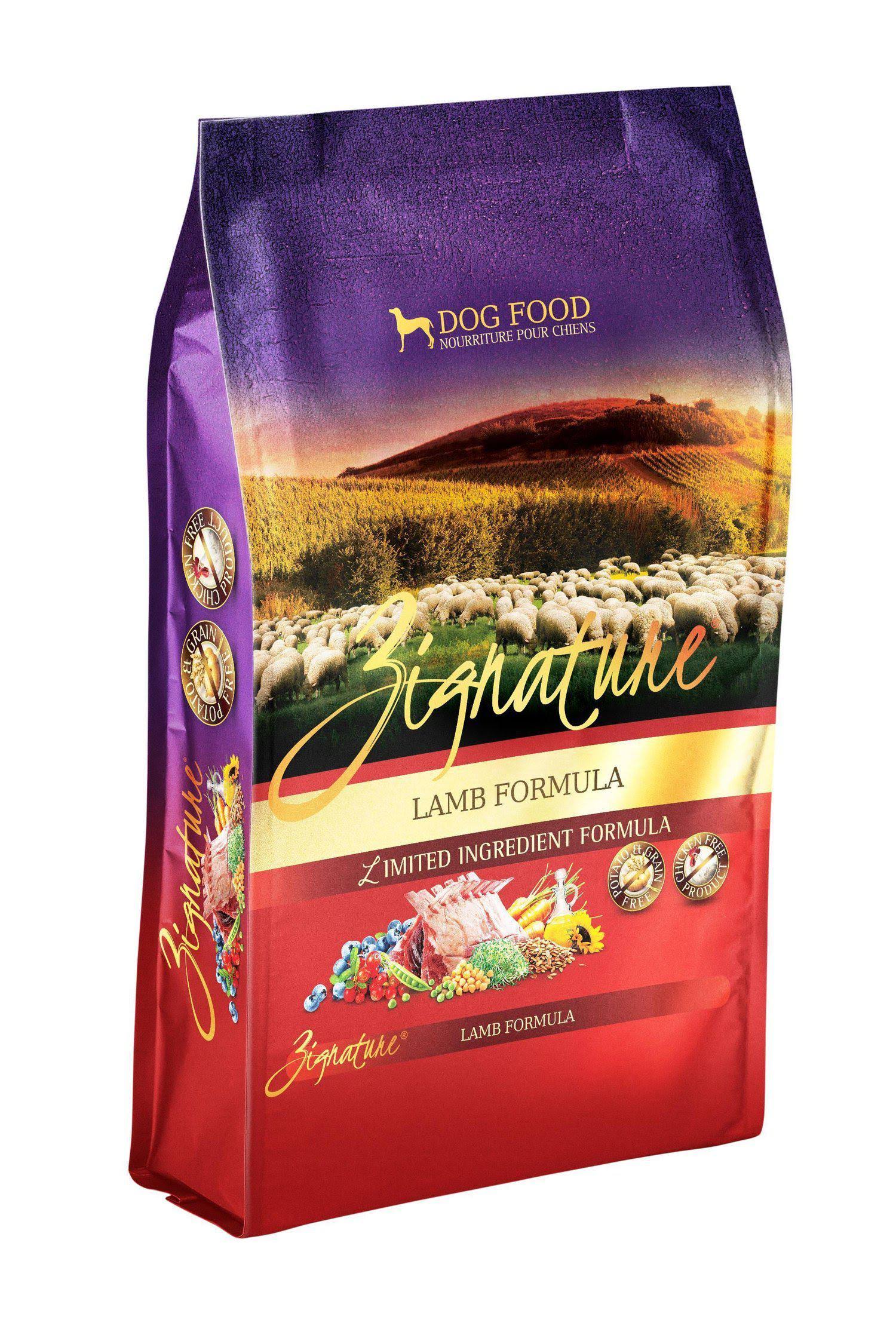 Zignature Lamb Limited Ingredient Formula Dry Dog Food 27 lbs