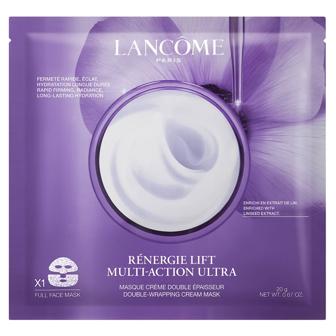 Lancome Renergie Multi-Lift Ultra Double-Wrapping Cream Mask 5x20g