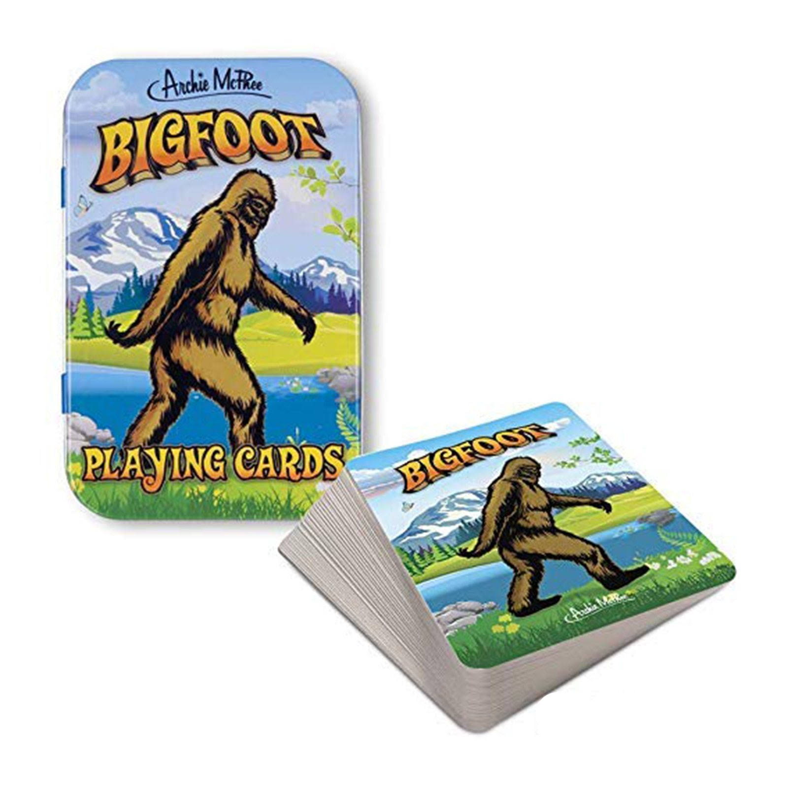 Accoutrements Bigfoot Playing Cards Blue