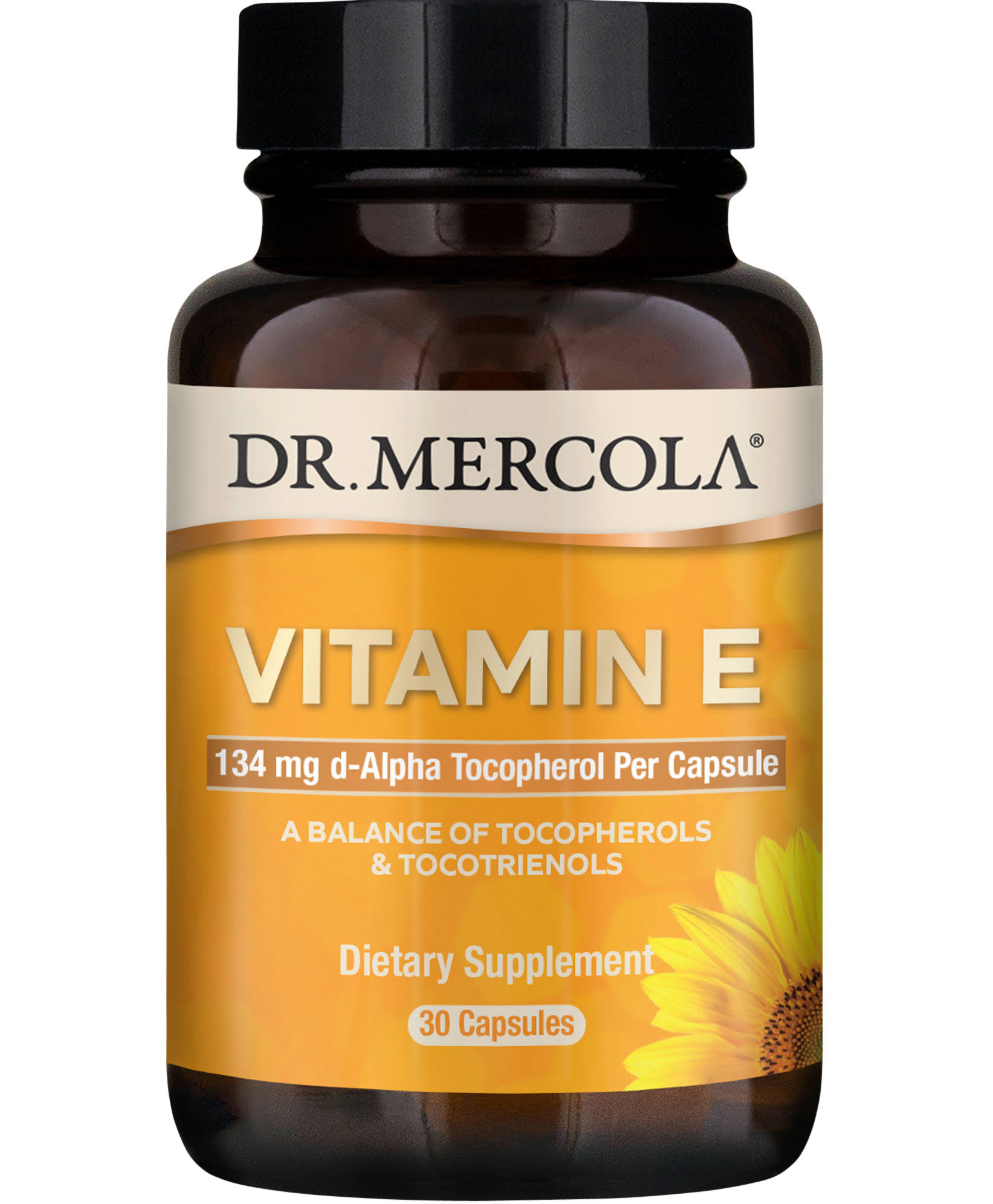 Dr. Mercola Vitamin E Capsules - x30