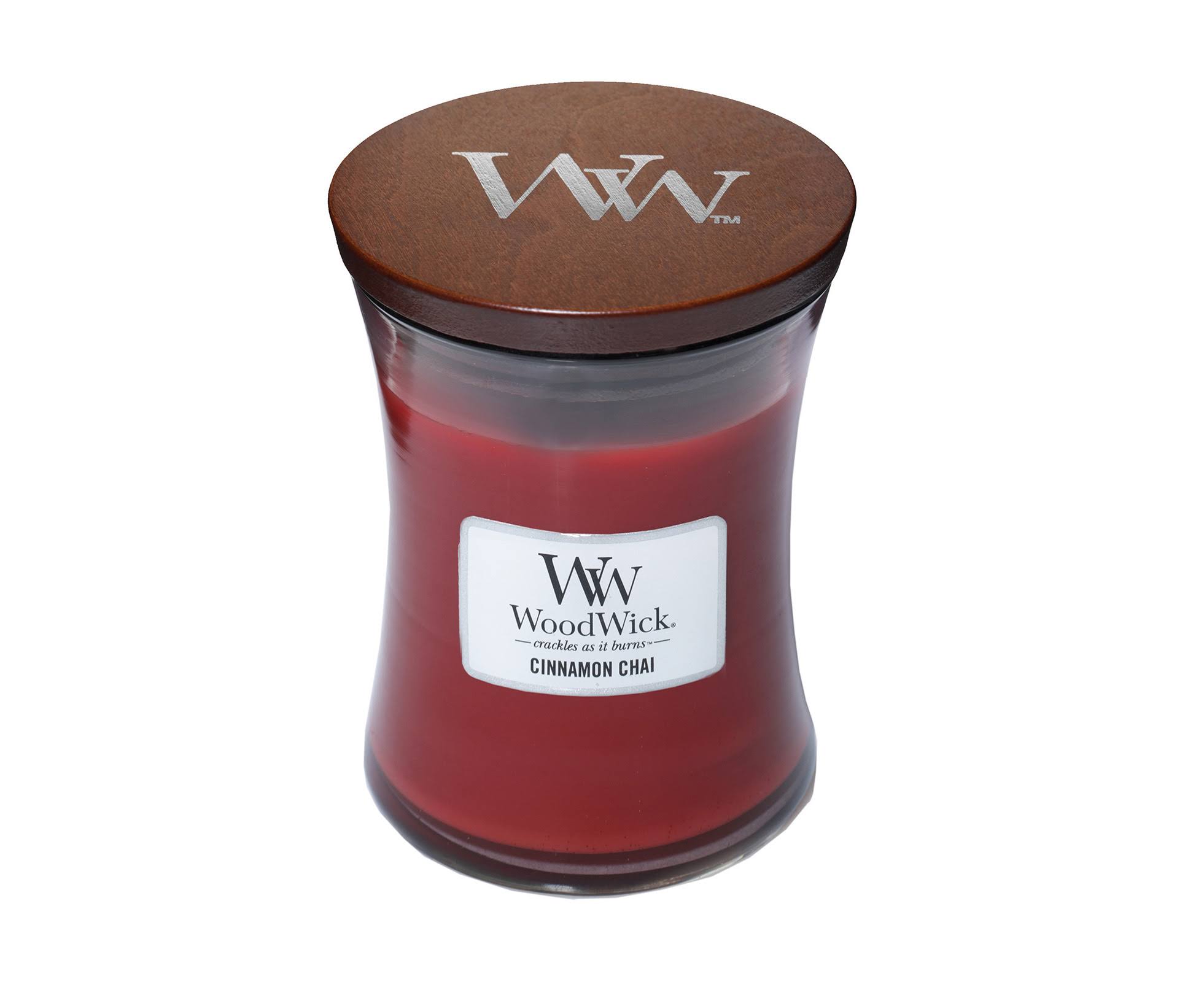 Woodwick Candle Medium Jar - Cinnamon Chai