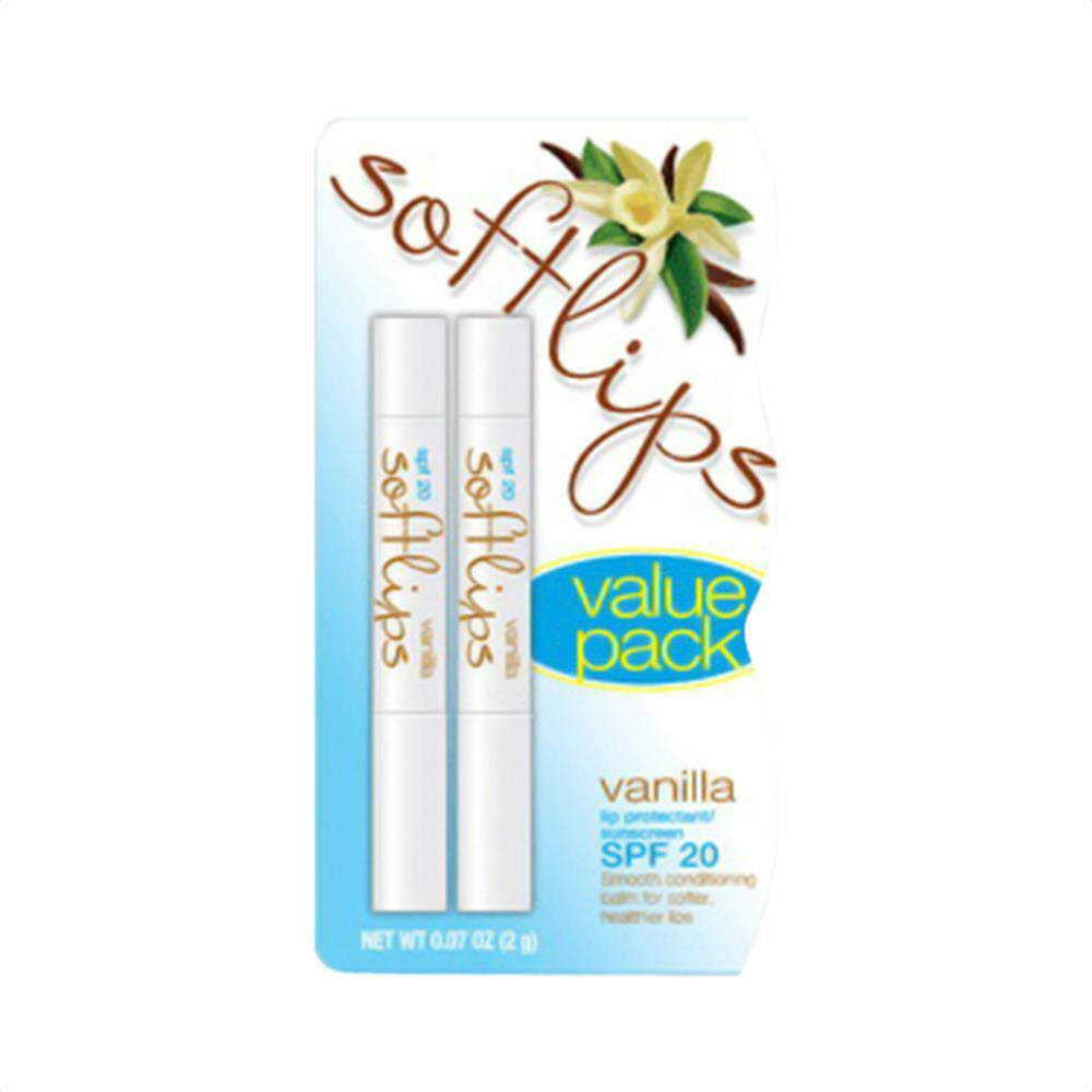 Softlips Lip Protectant & Sunscreen - Vanilla, 2g