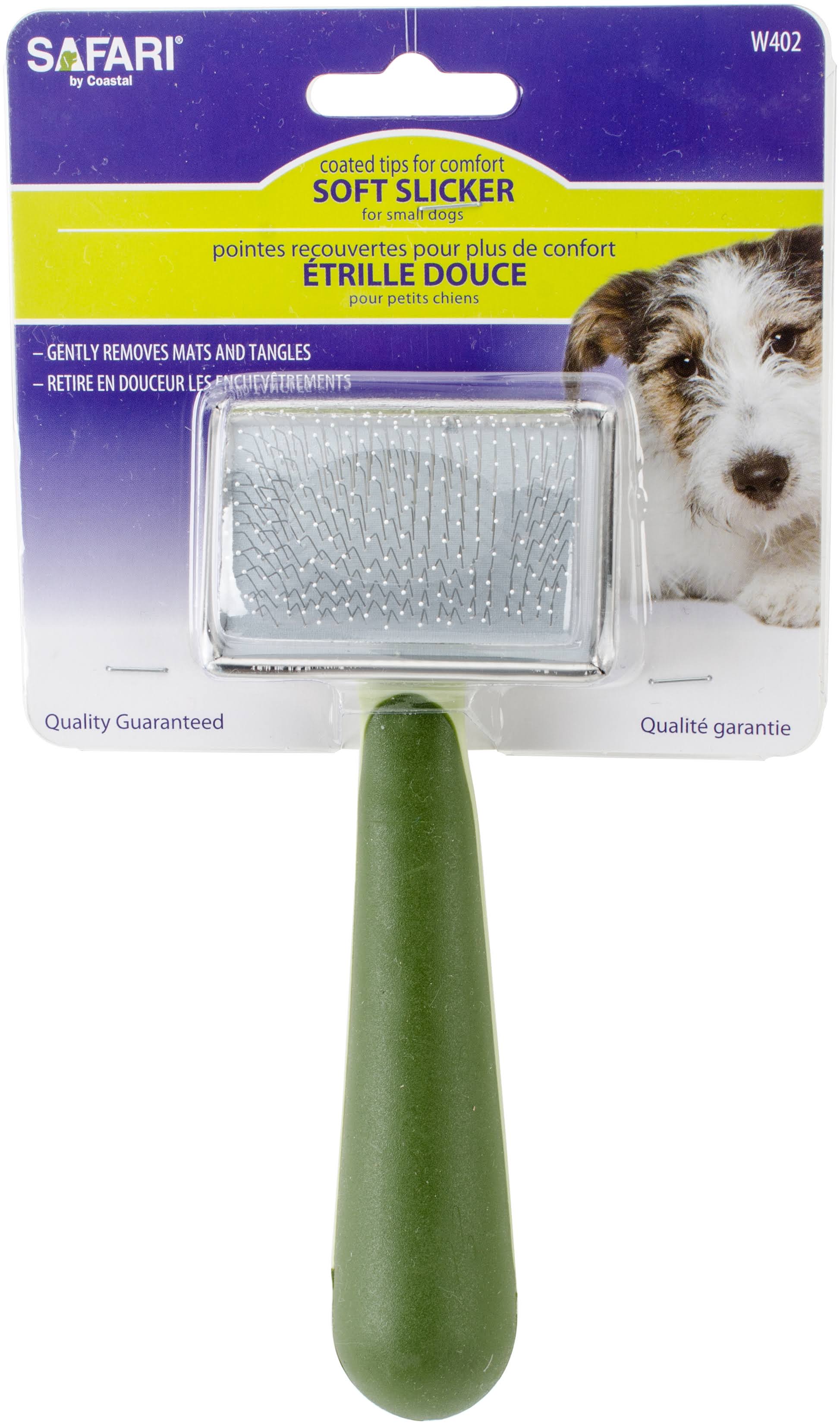 Safari Pet Dog Soft Slicker Brush - Small