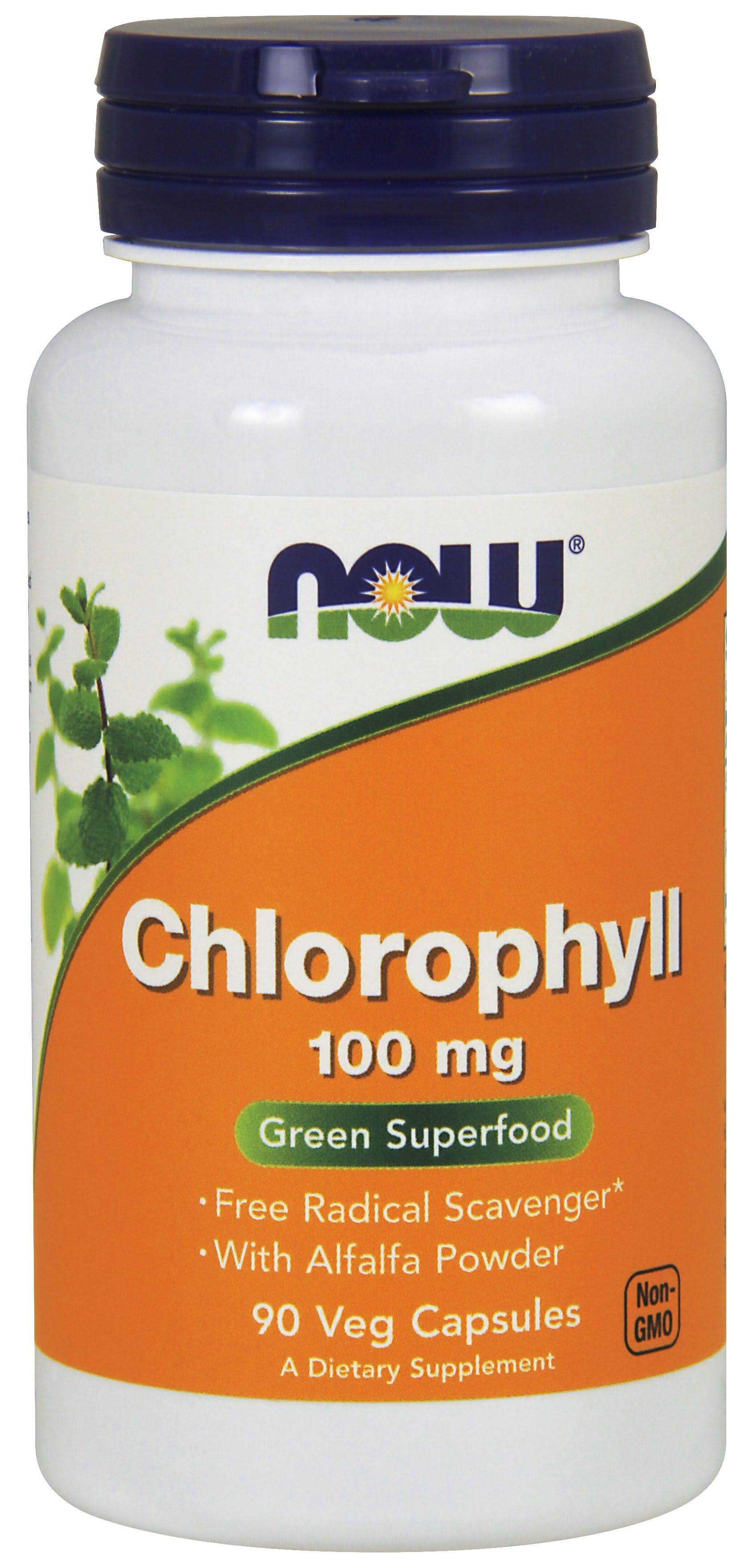 Now Foods Chlorophyll Supplement - 90 Capsules