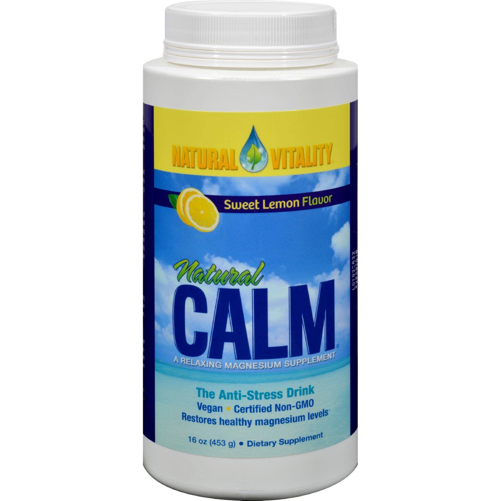 Natural Vitality Natural Calm Anti Stress Drink - Lemon, 16oz