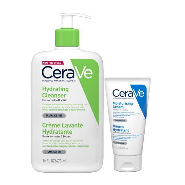 CeraVe Hydrating Cleanser & Free 50ml Moisturising Cream by dpharmacy