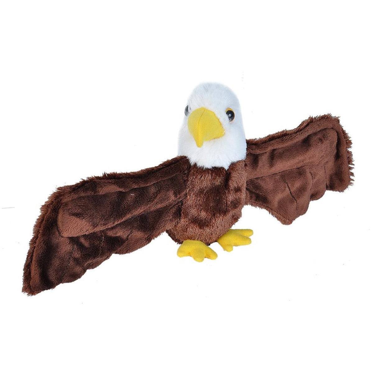 Wild Republic Cuddlekins Huggers Stuffed Animal - Bald Eagle, 8"