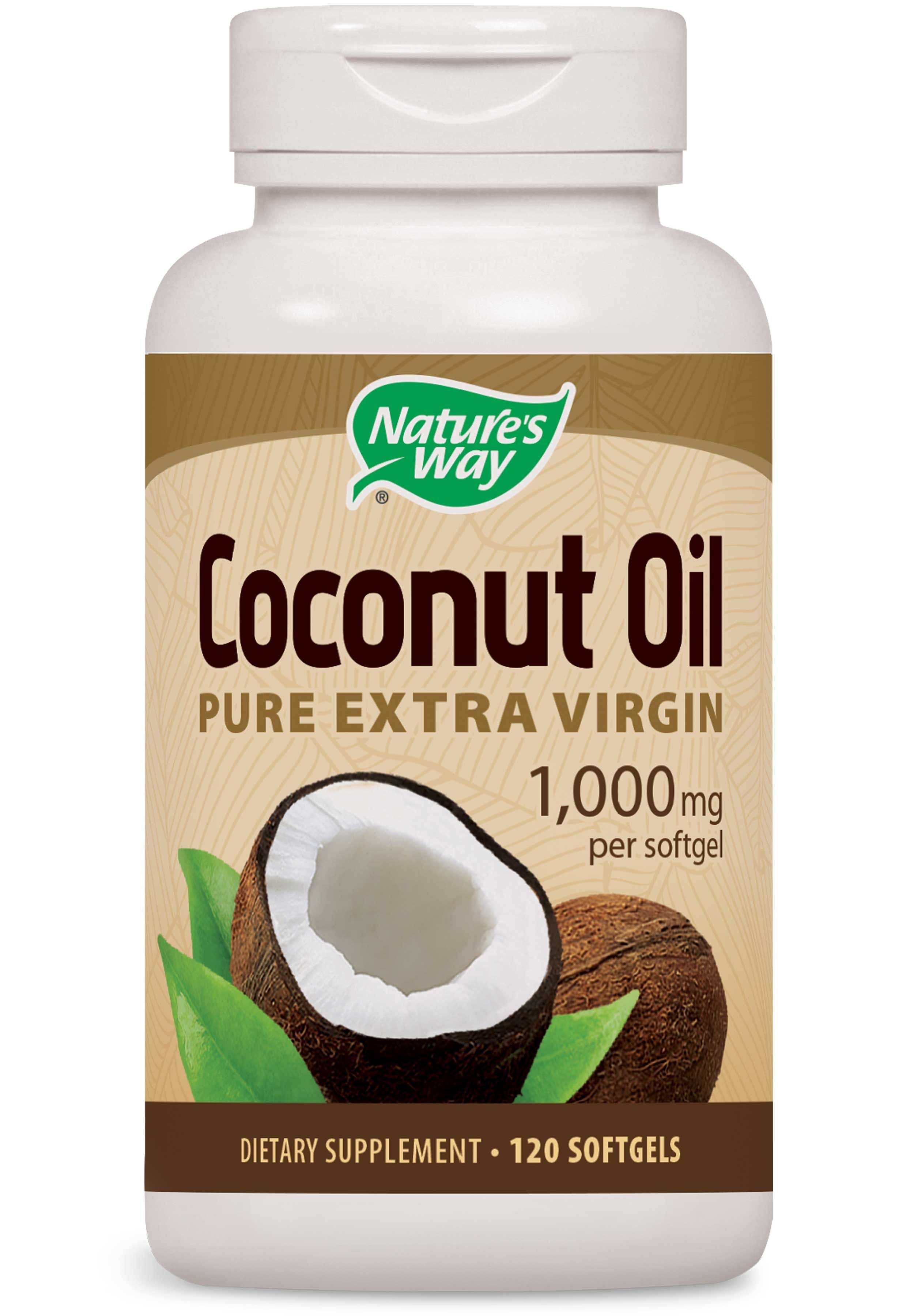 Nature's Way Coconut Oil - 100mg, 120 Softgels