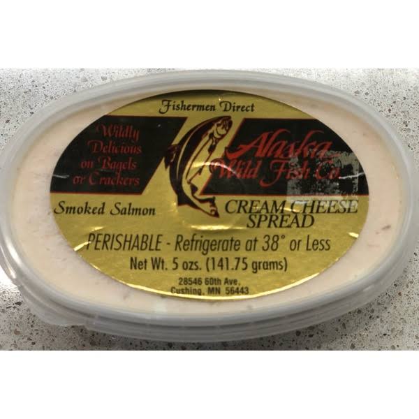 Alaska Wild Fish Company Smoked Salmon Cream Cheese Spread - 5 Ounces - Whole Foods Co-op - Hillside - Delivered by Mercato