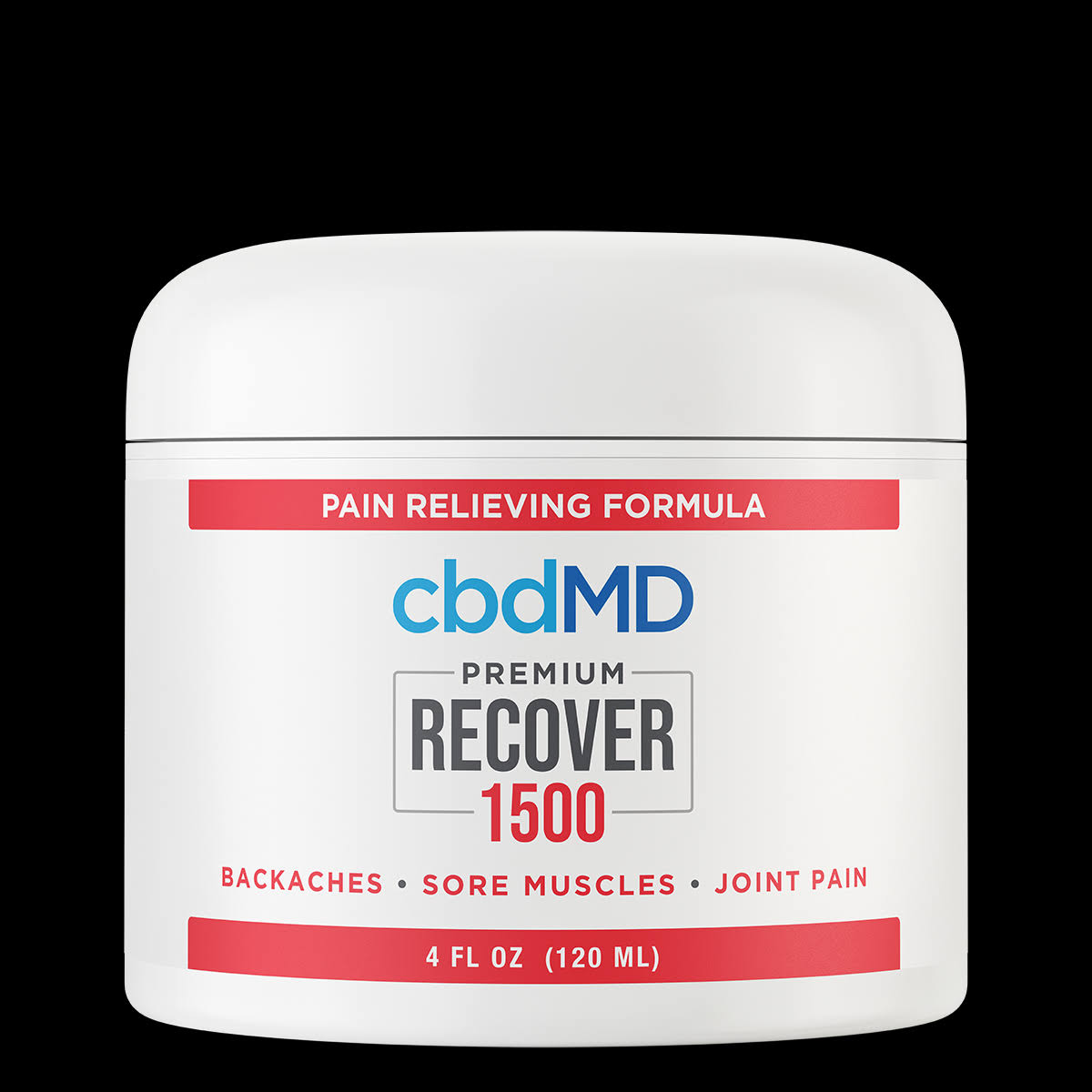 cbdmd / Recover Inflammation Formula Cream Tub 1500 Mg 4 oz