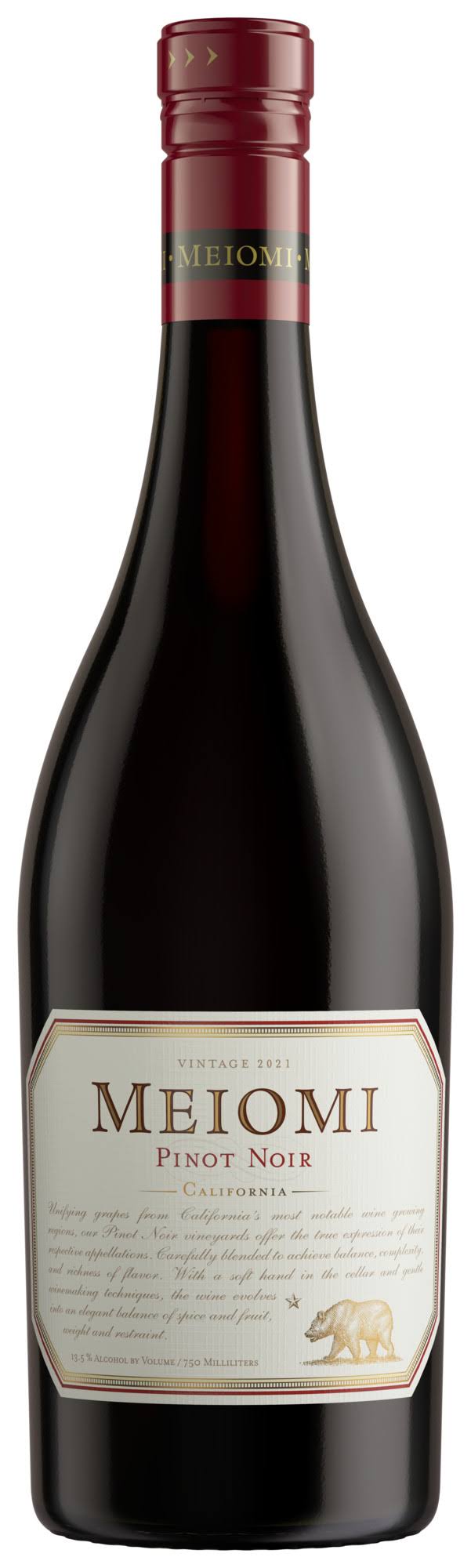 Meiomi Pinot Noir, California, 2021 - 750 ml