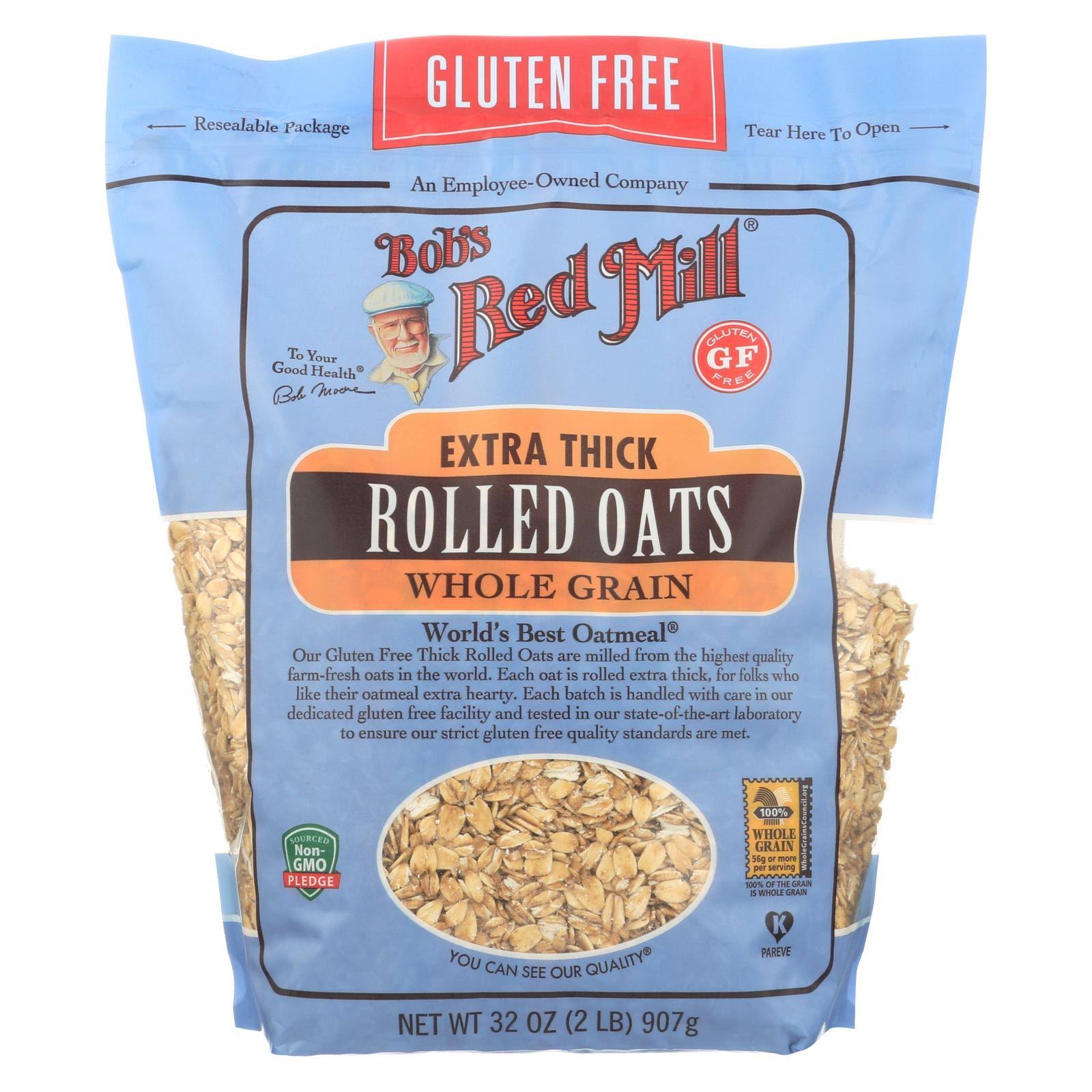 Bob's Red Mill Gluten Free Extra Thick Rolled Oats - 32oz
