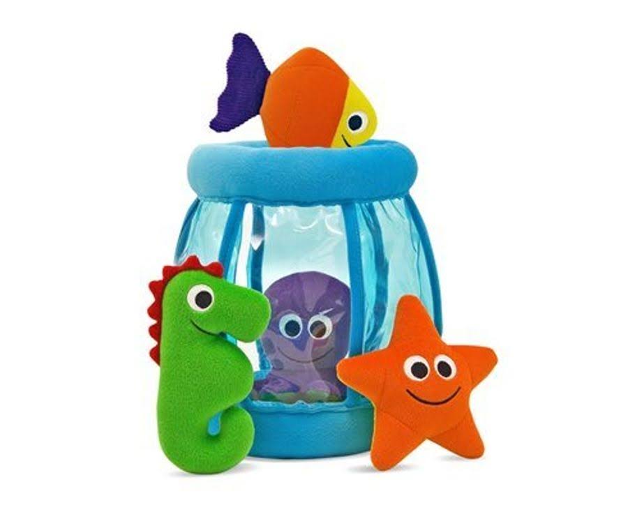 Melissa and Doug Deluxe Fill and Spill Soft Baby Toy - Fishbowl