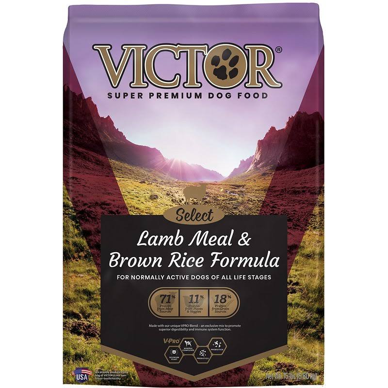 Victor 15 lbs Lamb Meal & Brown Rice Dog Food