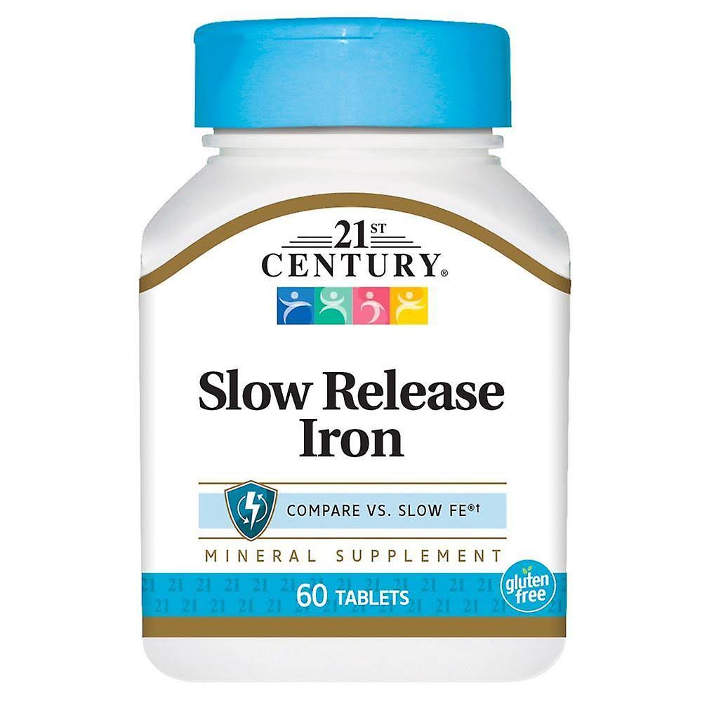21st Century Slow Release Iron - 60 tablets
