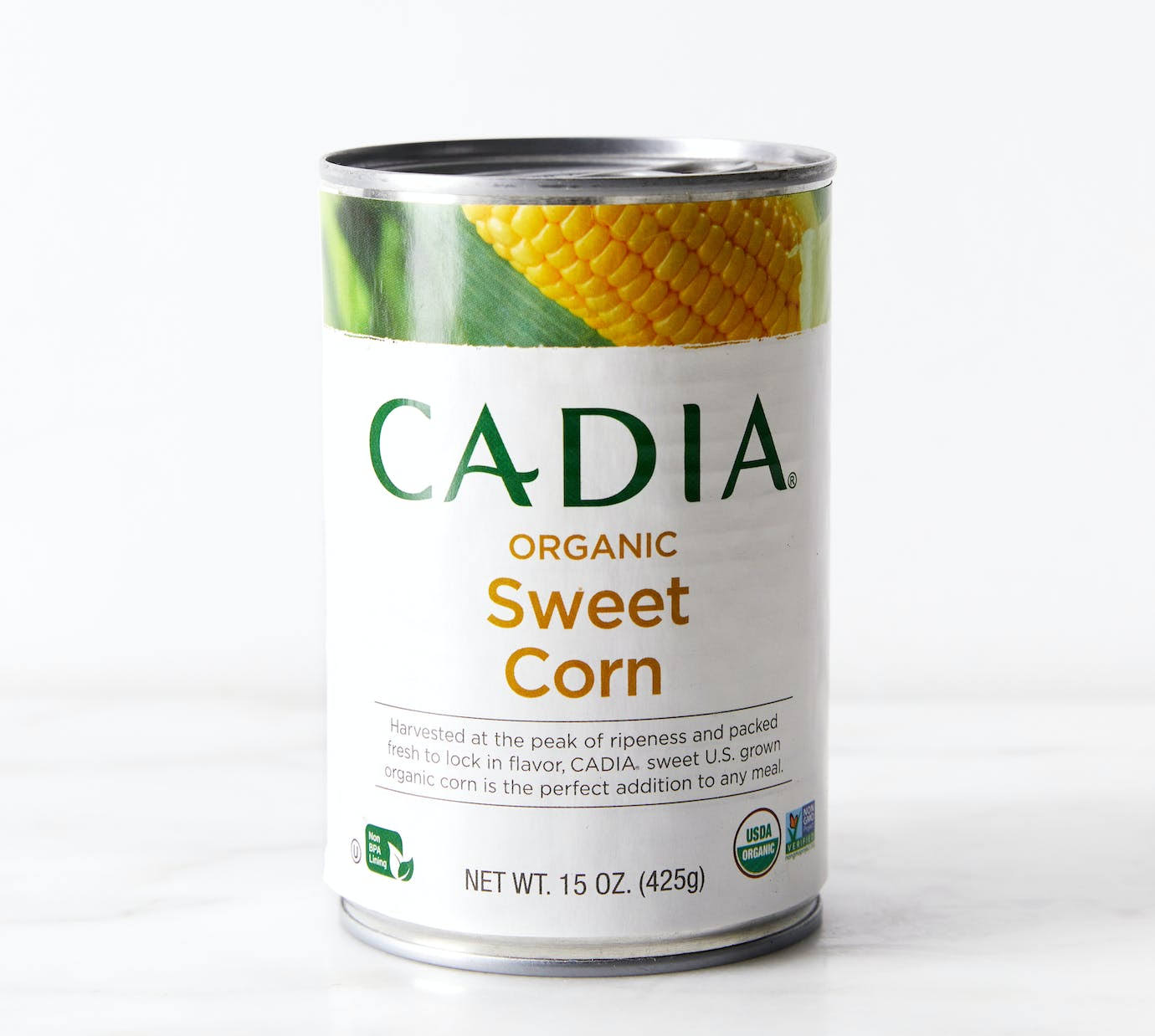 Cadia Sweet Corn, Organic - 15 oz