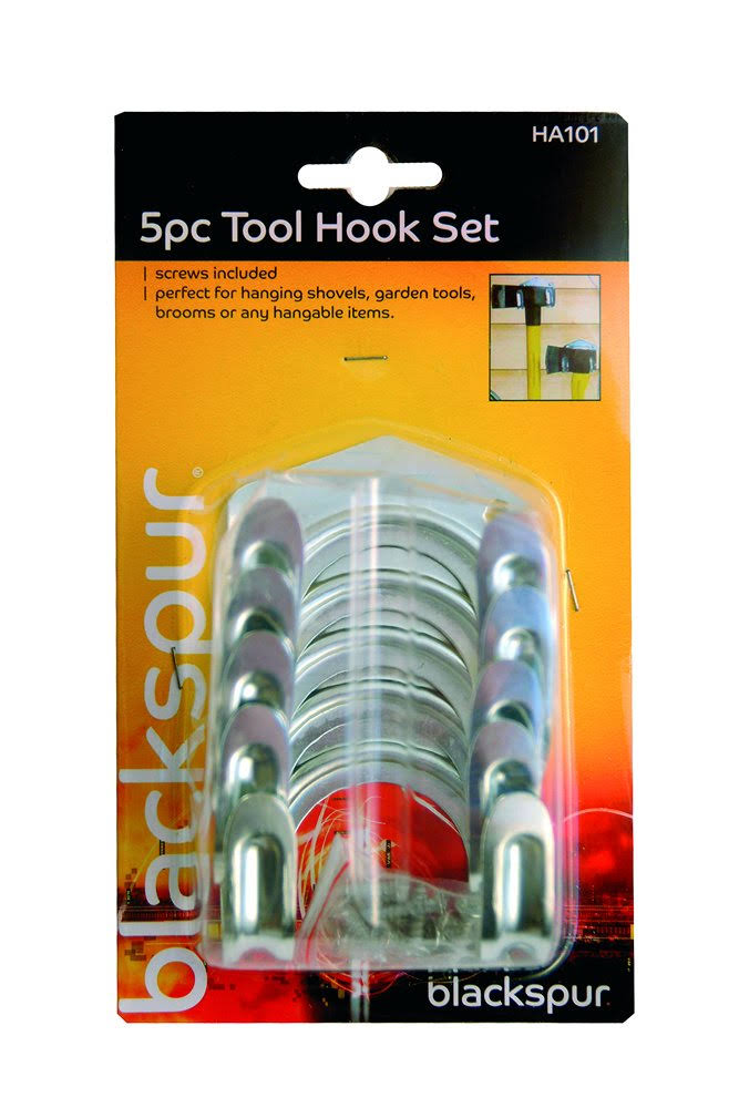 Blackspur 5pc Tool Hook Set