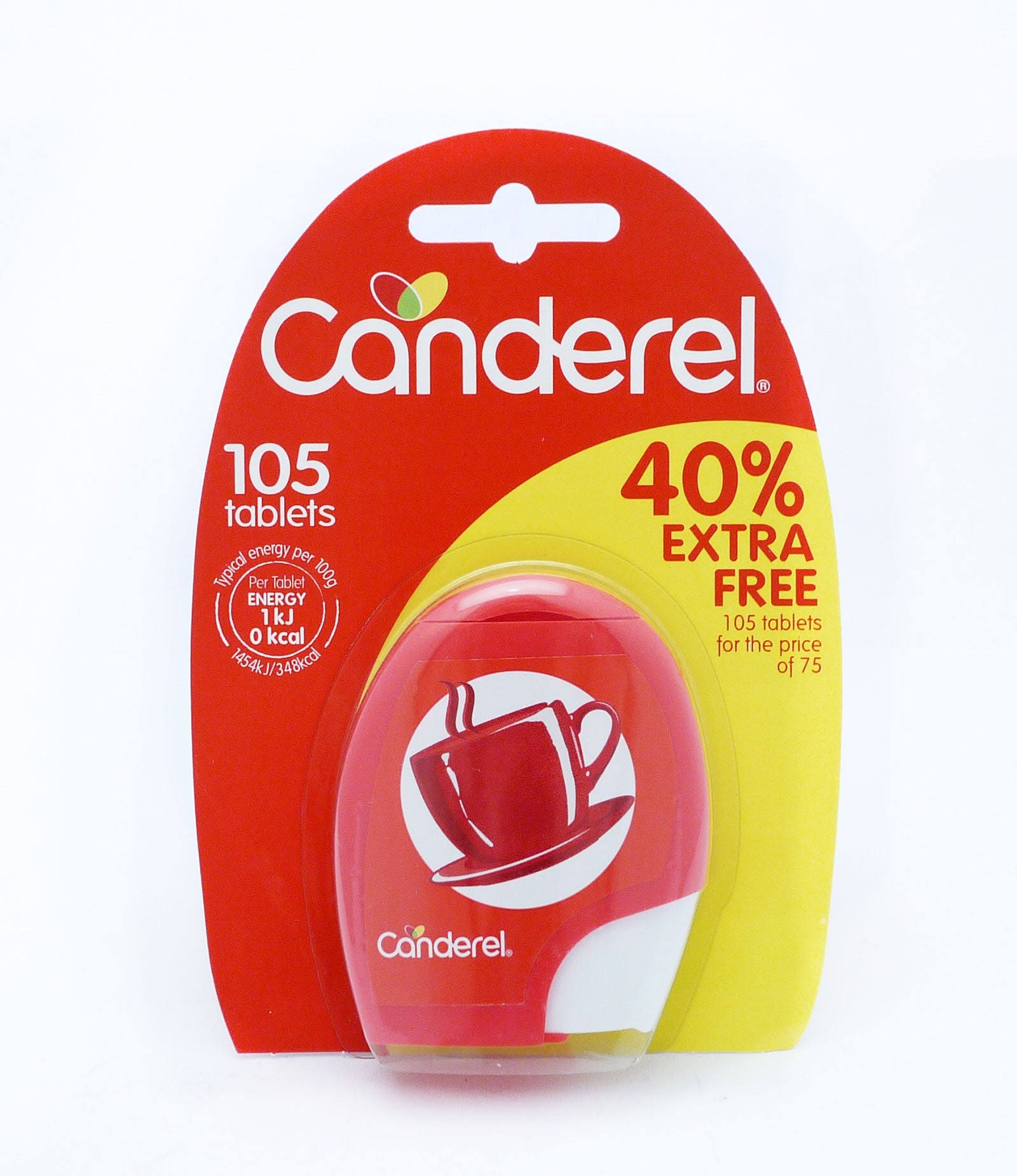 Canderel Sweetener Dispenser - 105 Tablets, 8.93g